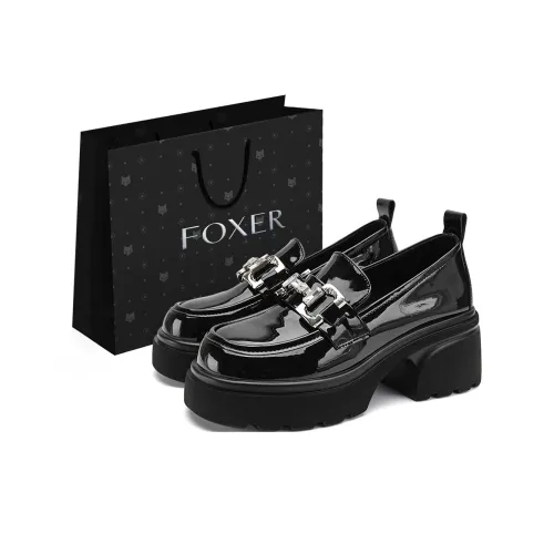 FOXER Лоферы Черные Женские