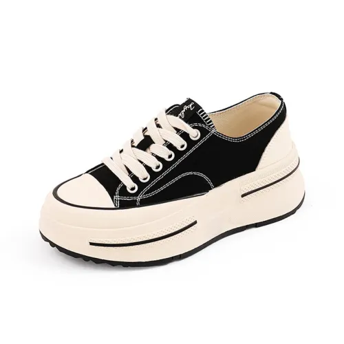 SENJIALUO Износостойкий Легкий Дышащий и Нескользящий. Низкий Топ Скейтборд Кроссовки Женские