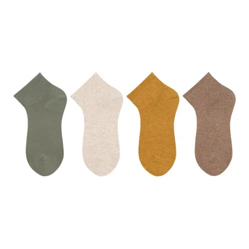 LIANGPU Низкие носки для мужчин упаковка из 4 пар