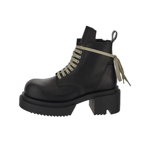 RICK OWENS совместный бренд Ботильоны Черные Мужские