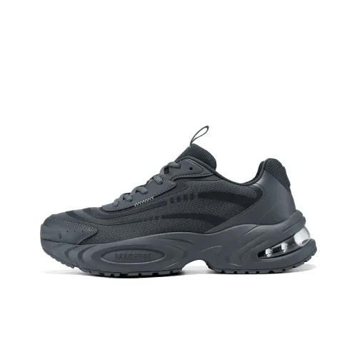 Skechers Низкий топ массивные кроссовки мужской полностью черный