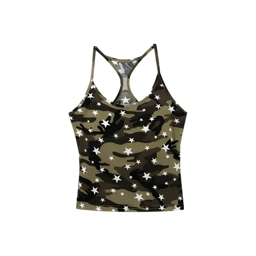 SLEEP AT 11 Камуфляж Женские Камисоли