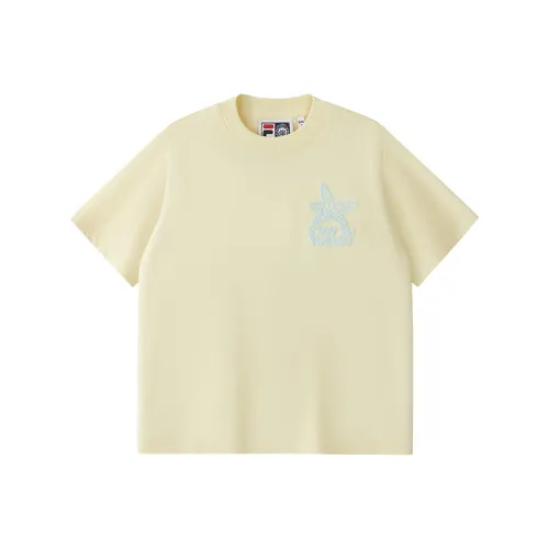FILA FUSION X MR.DOODLE T-рубашка Женская Светло-желтая YE