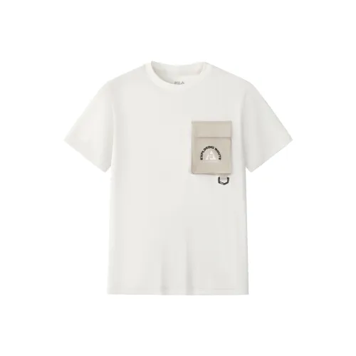 FILA KIDS T-рубашка Milk Foam White Teenagers