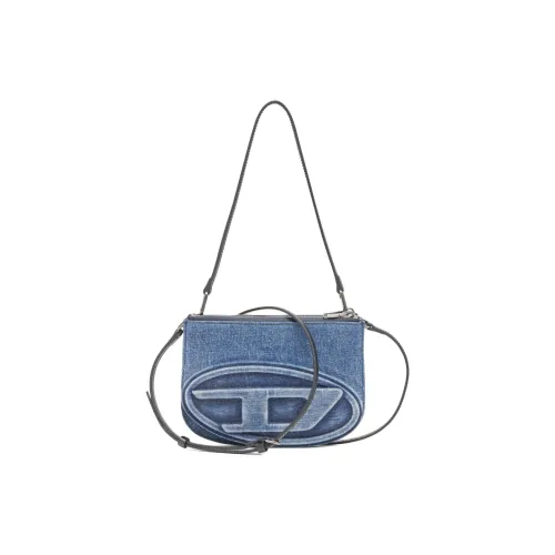 DIESEL Хлопок Сумка через плечо Сумка на плечо Женская Синяя