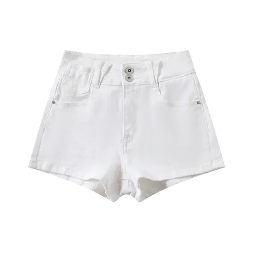 BRN Mx 3091 Белые Женские Джинсовые Шорты