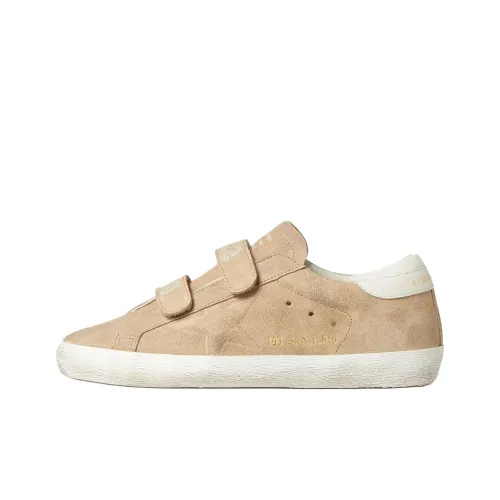 Golden Goose Old School Low Топ Скейтборд Кроссовки Женские Бежевые