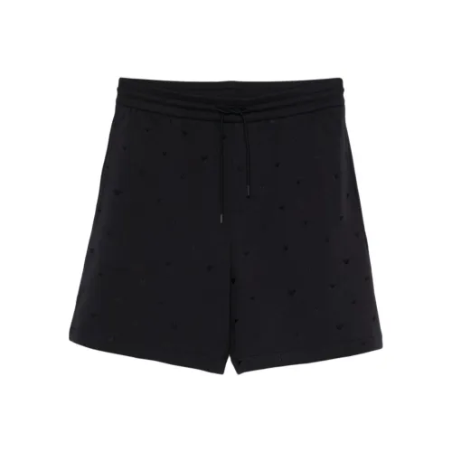 EMPORIO ARMANI SS25 Повседневные шорты Мужские Темно-синие