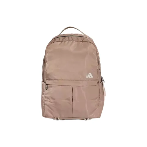 Adidas Polyester Backpack Unisex Brown