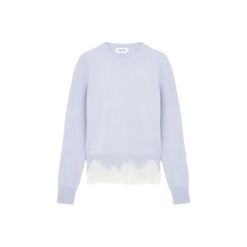 Alexander McQueen Свитер Женский Фиолетовый