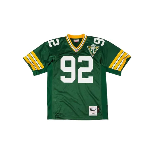 MITCHELL NESS Регби Джерси Мужской Зеленый