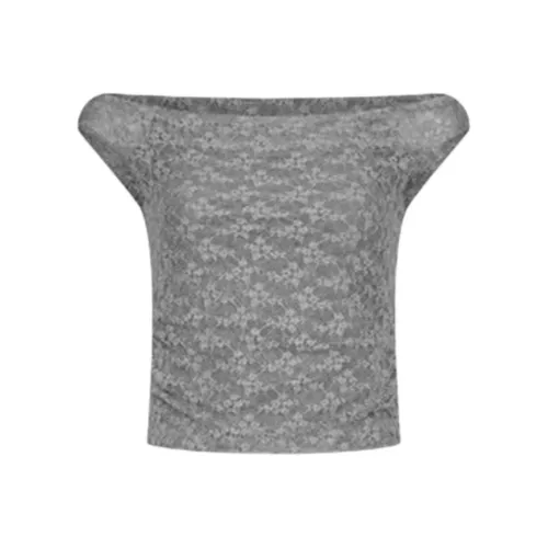 URBAN REVIVO Холодный серый Женские Майки