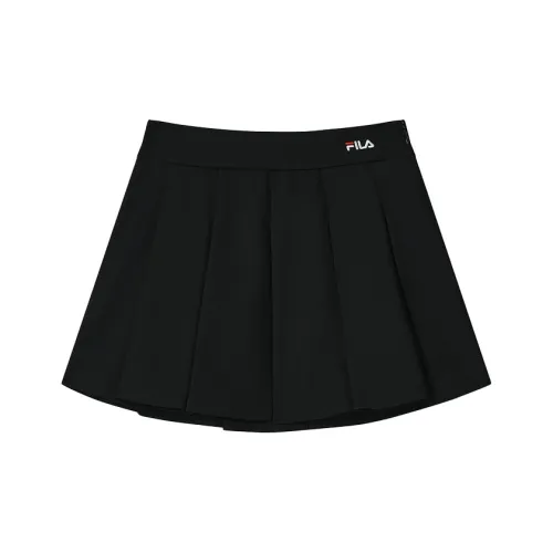 FILA Теннис Глубокий черный BK Женские Повседневные короткие юбки
