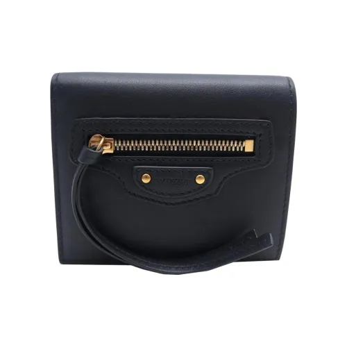 Balenciaga Neo Classic Кожа Монетница Стандартная Унисекс Черный