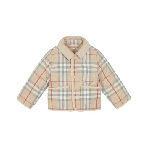 Burberry Куртки и Пальто Бежевый для Малышей и Детей дошкольного возраста