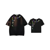 Чёрный свободный крой + чёрный укороченный