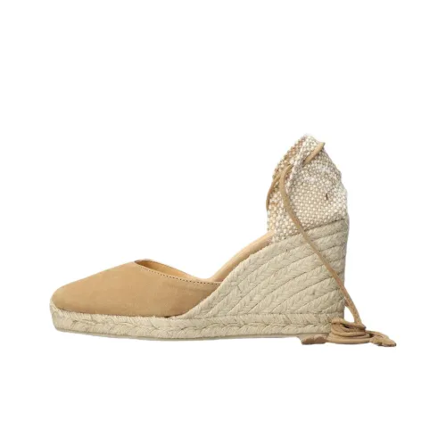 Castañer Carina Клиновидный каблук Высокие каблуки 10 см Женские Бежевые