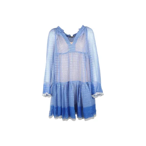 STELLA MCCARTNEY Blue Женские Длинные Платья с Рукавами