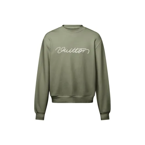 LOUIS VUITTON Fw25 Свитшот Мужской Зеленый