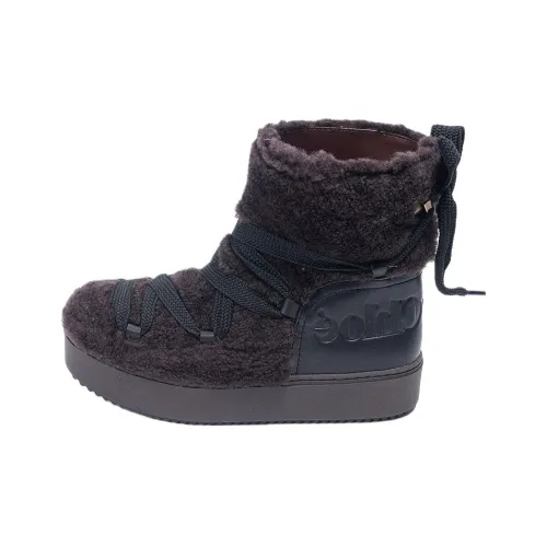 See By Chloe Короткие Сноубутсы Женские Фиолетовые