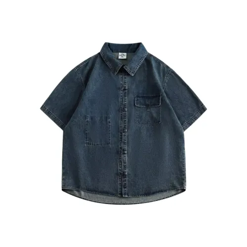 BEAR UNION Синие Женские Рубашки