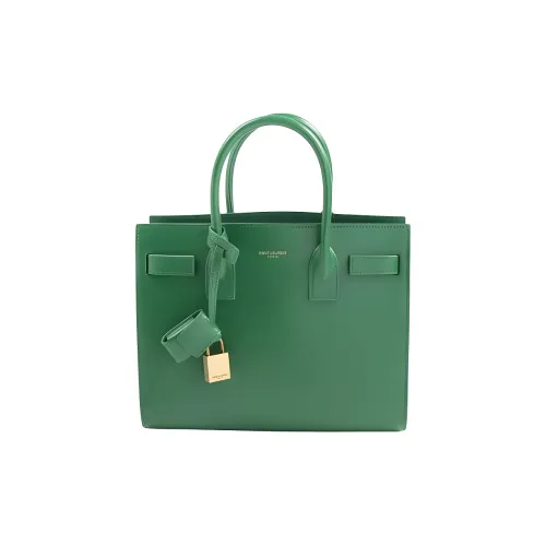 SAINT LAURENT SAC DE JOUR Сумка через плечо из телячьей кожи сумка для женщин зеленый