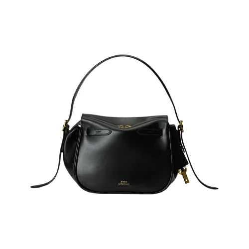 Polo Ralph Lauren Polo ID Телячья кожа Плечевая сумка Стандартная Женская Черная