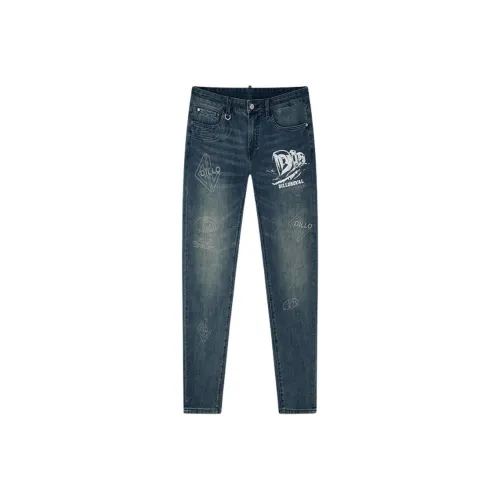 DILLO Light Blue Denim Men's Jeans DILLO Светло-голубые мужские джинсы