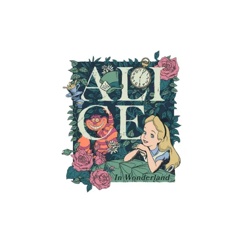 Disney Alice's Adventures in Wonderland Хлопковая Сумка Унисекс Белый