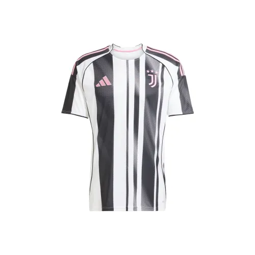 Adidas Juventus Белый Черный Мужской Футбольный Джерси