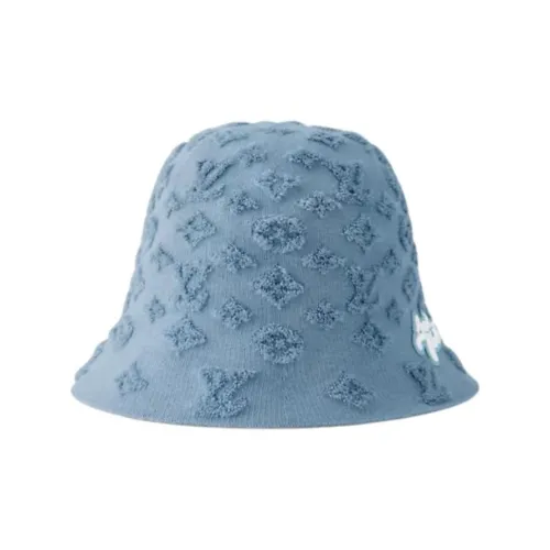 LOUIS VUITTON Хлопок Полиамид Шляпы ведра Мужской Синий