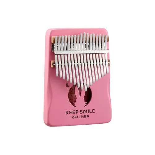 Hluru HUASHU. Pink Rabbit Kalimba 17 21 Тон Япония Белый Клен Дерево Коробка Стиль Калимбы