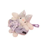 Большой бант: фиолетовая пряжа, платье