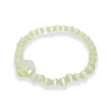 Многоцветный стеклянный браслет с бусинами, кошачья лапка