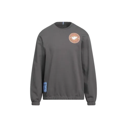 McQ Alexander McQueen Толстовка Мужская Голубая Серого цвета