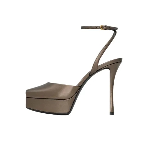 SAINT LAURENT Scandale Узкий каблук Высокие каблуки 11 см Женские Медный