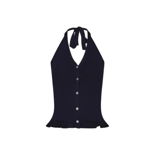 URBAN REVIVO Темно-синий Синий Женский Трикотаж