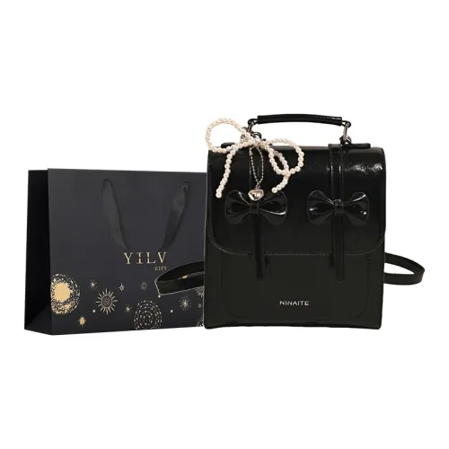 Yi Brigade ПУ (полиуретан) Рюкзак Стандартный Женский Черный Желтый Экрю Розовый