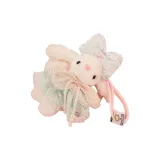 Большой бант: зеленая марлевая юбка