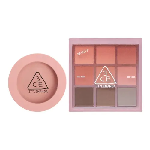 3CE Ограниченный 9 Цвет Палетка для теней для век Румяна Наборы косметики Цвет лица Увлажняющий