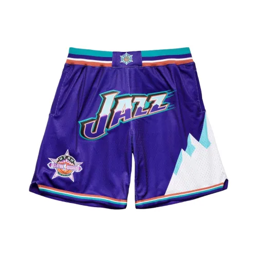 Mitchell Ness x JUST DON Баскетбольные шорты Мужские Синие