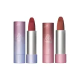 Комплект из двух частей: Бархат Кожа-Touch Lipstick #12 Пудрово-туманный Sea + Бархат Кожа-Touch Lipstick #14 Телесный Коричневый