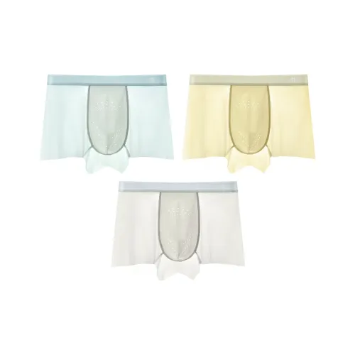 Top Melon Нижнее белье 3 упаковки [Аква зеленый + Чай зеленый + Светло-серый] Подростки