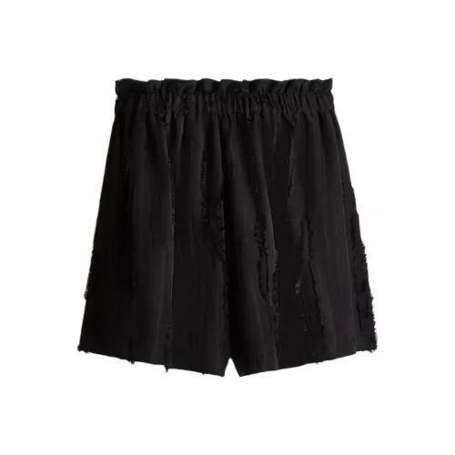H&M Черные Женские Повседневные Шорты