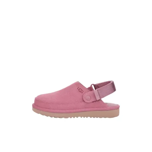 UGG Goldenstar Clog Slip-resistant Abrasion-resistant Low Top Kids Lifestyle Shoes Pink Kids