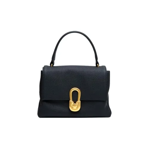 TENNCO Сумка из натуральной коровьей кожи маленькая женская черная