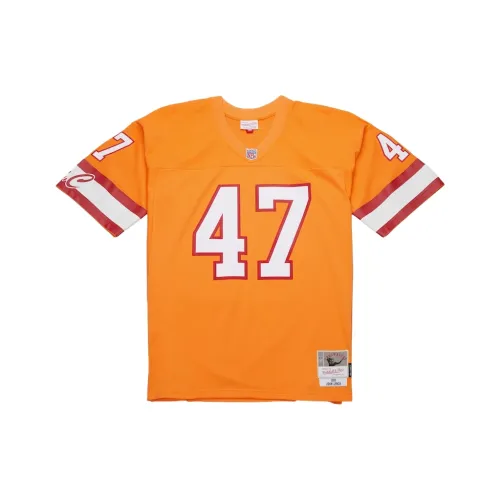 MITCHELL NESS Регби Джерси Мужской Оранжевый