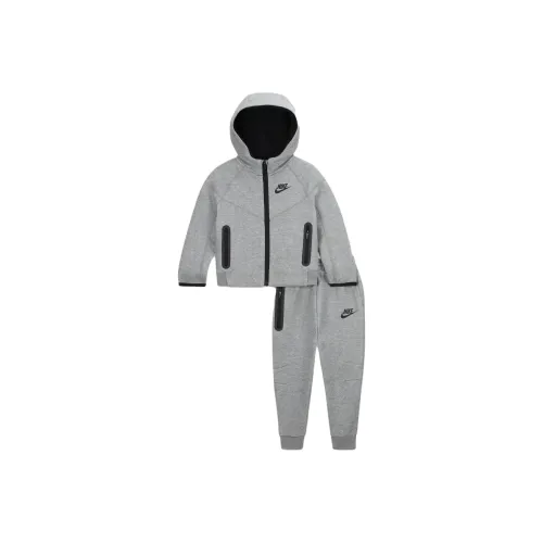 Nike Kids Комплекты Sportswear Tech Fleece с полным застежкой Набор для малышей и детей дошкольного возраста