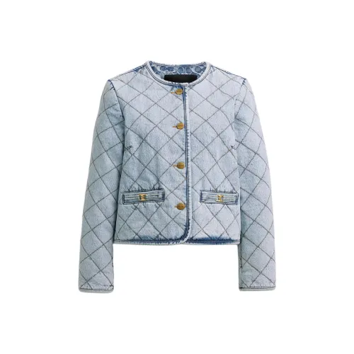 COACH Denim Jacket Women's Light Blue