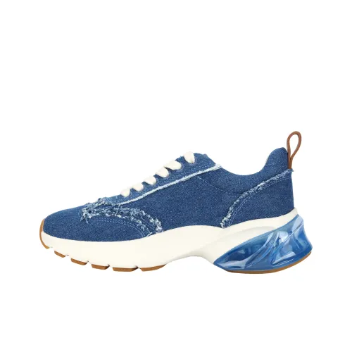 TORY BURCH Good Luck Низкий Топ Повседневная Обувь Женская Синяя